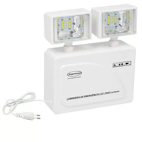 Luminária de Emergência 2000 LUMENS